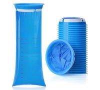 Henyall 10 Pack Vomit Bags, Blue 1000ml Sick Bags - Leakproof & Odor Control, Emesis Bags for Car Motion Sickness, Air Travel, Morning Sickness, Adults Kids Pregnant Drivers