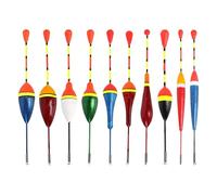 Henyall 10 Pcs Foam Fishing Floats Set,Fishing Float and Bobber,Colorful Fishing Bobbers Floats for Carp/Catfish Fishing Tackle