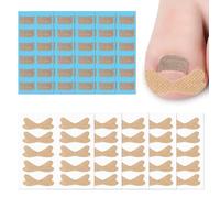 Henyall 110Pcs Ingrown Toenail Stickers, 2 Types Breathable Ingrown Toenail Corrector Patches, Professional Ingrown Toe Nail Treatment Tape for Pain Relief