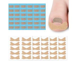Henyall 110Pcs Ingrown Toenail Stickers, 2 Types Breathable Ingrown Toenail Corrector Patches, Professional Ingrown Toe Nail Treatment Tape for Pain Relief