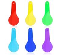 Henyall 12 Pcs Colour Paddles - Transparent Colour Filters for Light Exploration, Sensory Toys Montessori Educational Science Optics Teaching aids, Preschool Learning Activities Classroom Supplies