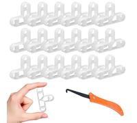 Henyall 200 Pcs Tile Spacers with Gap Removal Tools, 10mm T-Shaped Tile Spacers Kit for DIY Wall & Floor Tiling, Paving Leveling System - for Indoor, Outdoor, Patio, Garden