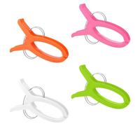 Henyall 4PCS Beach Towel Clips,Large Plastic Laundry Clip,Multipurpose Heavy Duty Towel Pegs for Sunbeds, Sun Loungers, Pool Chairs, Laundry（4 Colors）