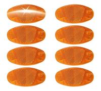 Henyall 8-Pack Bike Reflectors Set - Universal Front & Rear Bicycle Wheel Spoke Reflectors | High-Visibility Safety Accessories for Mountain Bikes, Road Bikes & Cycling Gear