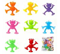 Henyall 8 Pcs Suction Toys,Suction Cup Toy & Sucker Toys for Kids Plane, Strong Adhesion Bath Tóys Set for Children, Sensory Tóys for Boys Girls, Colorful Fidget Travel Gifts