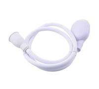 Henyall Portable Shower Hose Attachment for Bath & Sink - 1.3M Long Flexible Sprayer for Dog Bathing, Baby Hair Rinse, Veggie Wash - Handheld Tap Shower Head, Ideal for Pets & Camping（White）