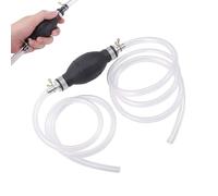 Henyall Siphon Pump,Manual Hand Syphon Pump,Transfer Púmp,Portable Gas Siphon Hose Púmp,2m PVC Siphón Hose with Clamps and Extended Brass Fittings for Oil,Gasoline,Diesel,Fluid,Water Fish Tank