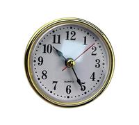 HENYGEN 2.56Inch Classical Clock Craft Minis Insert Quartzs Movement Round Clocks Head Arabic/Roman Number White Face Quartzs