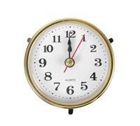 HENYGEN 2.56Inch Classical Clock Craft Minis Insert Quartzs Movement Round Clocks Head Arabic/Roman Number White Face Quartzs