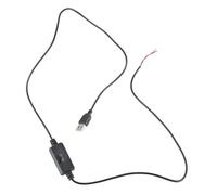 HENYGEN 3 Stage USB to Open End Speed Control Cord for 5V Electronic Devices Including Desk Fan and Cooling Solution Desktop Fan Speed Control Cord