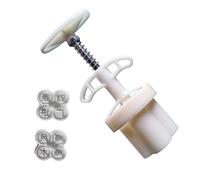 HENYGEN 30g Dessert Dessert Pressing Tool Chinese Characters Shape Pastries Tool ABS Texture for Festival Baking