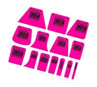 HENYGEN Advanced 14PCS Automotive Film Scraper Collection for Enthusiasts and Experts Ideal for Intricate Shapes Bubble Squeegee Set