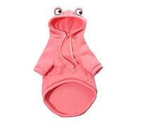 HENYGEN Dog Camping Clothes Frog Halloween Theme Clothes Frog Pullover Spring Puppy Pajamas Multicolored Sweatshirt Puppy Sweatshirts for Small Dogs