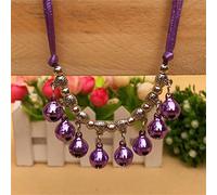 HENYGEN Dog Collar Ringing Bells Collar Adjustable Bells Necklace Ringing Anti-Lost Tibetan Tibet-Style Puppy Necklace for Small Dogs Girl