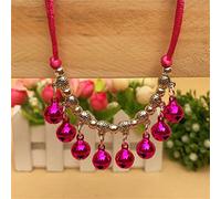 HENYGEN Dog Collar Ringing Bells Collar Adjustable Bells Necklace Ringing Anti-Lost Tibetan Tibet-Style Puppy Necklace for Small Dogs Girl