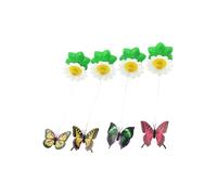 HENYGEN Electric Hovering Toy Rotating Butterfly Interactive Pet Exercise Indoor Felines Teaser Enrichment Cats Interactive Teaser with Rotating Hovering
