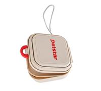 HENYGEN Folding Pet Feeding Container with Two Sections for Cats and Dogs Safe Simple to Maintain Compact for Outdoor Use Leak Proof Pet Bowl