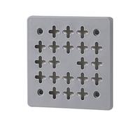 HENYGEN Interlocked Segmented Grids Panel Adjustable Wall Organizers with Multifunctional Hook and Compartments Mess Release Home Organizers