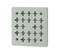 HENYGEN Interlocked Segmented Grids Panel Adjustable Wall Organizers with Multifunctional Hook and Compartments Mess Release Home Organizers