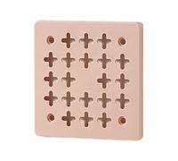 HENYGEN Interlocked Segmented Grids Panel Adjustable Wall Organizers with Multifunctional Hook and Compartments Mess Release Home Organizers