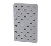 HENYGEN Interlocked Segmented Grids Panel Adjustable Wall Organizers with Multifunctional Hook and Compartments Mess Release Home Organizers