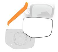 HENYGEN None Heated Side Mirroring Glass with Backing Plate Replacement High Transparency 95 Percent Fast Change Tool Less Insta Mirroring