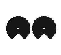 HENYGEN Pack of 2 Round Kitchen Shelf Liners Nonadhesive Liners for Corner Cabinets Silicone Placemat Protective Cover