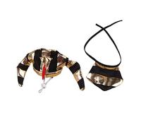 HENYGEN Playful Necktie Kid Clothing Soft Polyester Fabric Party Attire for Cats Halloween Celebrations Pet Costumes Egyptian King Themed Costume Funny Necktie Pet Outfit