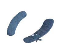 HENYGEN Plush Toilet Seat Cushion Machine Washable Durability Fabric Easy Installation Multiple Color for Home Bathroom