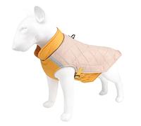 HENYGEN Reflective Dog Vest for Walking At Night Anti-urine Coat Winter Clothes Pet Coat with D Reflective Dog Vest