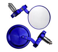 HENYGEN Strong strength Aluminum Motorcycle Rearview Glass Wide Angles Round Designs Glass for Safe Riding & Easy Installation