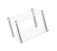 HENYGEN Transparency 6 Flavor Cartridges Stand Space Saving Kitchen Countertop Organiser Beverage Cartridge Rack Space Saving Flavor Cartridges Display