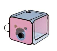 HENYGEN Transportable Canine Leopardine Dryer Housing for Small Animals Canines Cats with Double Fasteners and Screen Panes for Even Warmth and Air Distribution Collapsing Puss Drying Box