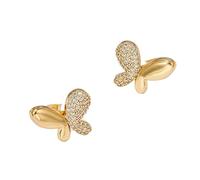 HENYGEN Universals Earphone Clips Artistic Asymmetrical Design Metal Decoration Buckles for Secure Wear Lightweighted Earphone Grip Enhancer