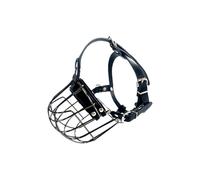 HENYGEN Ventilated Metal Canine Nose Securitylock Plan Against Chew Chew Control Modifiable Neck Strap for Intermediate Ventilated Dog Nose for Large Breeds