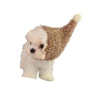 HENYGEN Witch Cap for Small Animals Easy to Wear Adjustable Fleece Pet Dog Hat for Christmas and Halloween Gatherings Accessories Small Pet Accessories