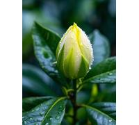 Henypt Cross Stitch Kits for Adults Advanced White Gardenia 14 Count Pre Printed Handmade Embroidery Sewing Set Needlepoint with Accessories Needlework for Home Wall Decoration 50x70cm