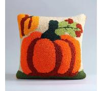 Henypt Latch Hook Cushion Kits Pumpkin