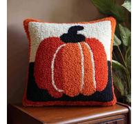 Henypt Latch Hook Cushion Kits, Pumpkin