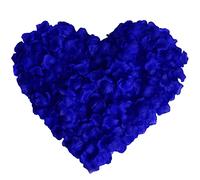Henzxi 1000 Pcs Rose Petals, Artificial Flower Petals, for Romantic Night, Wedding, Event, Party, Valentine Decor (1000 Pcs, Aroyal Blue)