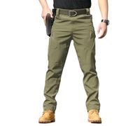 Heofonm Flexcamo - Army Green 3XL Texwix Tactical Cargo Pants for Men (Waterproof, Breathable, Multi-Pocket)