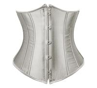 HEONSATI Corset Tops for Women Boned Overbust Bustier Wedding Underbust Lace Up Gothic Women's Corset Elegant Push Up Waist Lingerie Adjustable Training Plus Size Outfit for Pirate Halloween Party