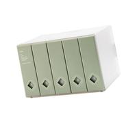 HeOTER Sturdy Disc Case Built From Tough Plastics and Fabric to Scratches and Compact Media Case with Ridged Design Multiple Color Album Storage Box