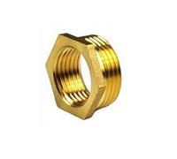 hep Online 1.1/4 X 1 Inch Brass Hexagon Reducing Bush Male To Female Pipe Fittings Threaded Reducer Adaptor