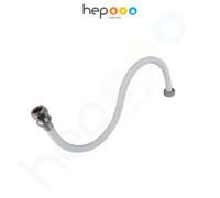 hep Online 15mm X 1/2" Flexi Hose Tap Connector Bsp Female Thread Bendable Flexi Hose 450mm