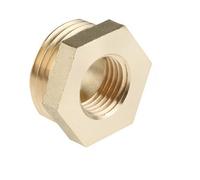 hep Online 2 X 3/4 Inch Brass Hexagon Reducing Bush Male To Female Pipe Fittings Threaded Reducer Adaptor