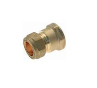 hep Online 22mm Compression By 1/2" Bsp Brass Female Iron Coupler Straight Adaptors 22mm X 1/2" Female (Pack Of 1)