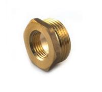 hep Online 3/4 X 1/4 Inch Brass Hexagon Reducing Bush Male To Female Pipe Fittings Threaded Reducer Adaptor
