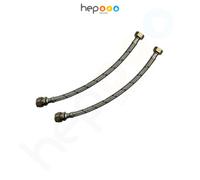hep Online Flexible Tap Hose Connector Tails 22mm Compressionx 3/4" Bsp Female 300mm (Pair)
