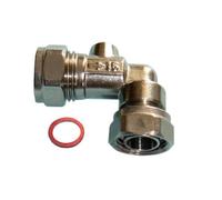 hep Online Hep 15mm Compression X 1/2" Female Nut Chrome Angled Service Valve Inc. Washer
